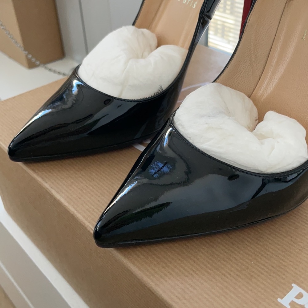 Louboutin Pigalle 120 Black Patent Calf - Picture 4 of 10